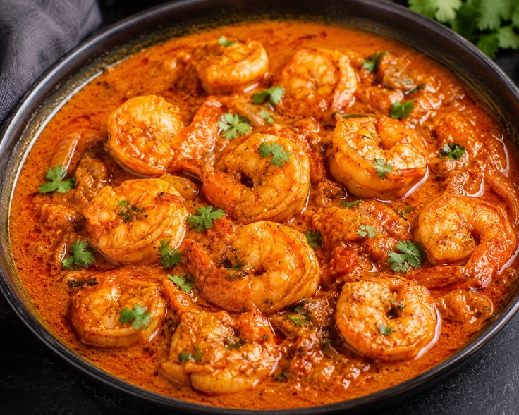 Creamy Coconut Prawns