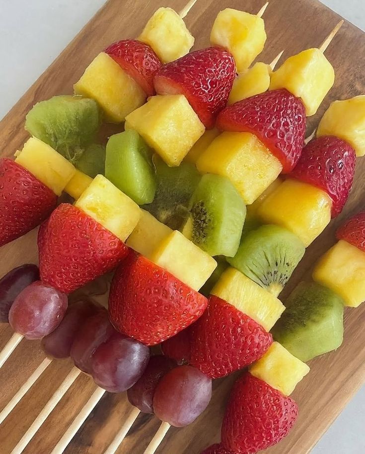 Seasonal Fruit Skewers