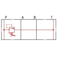 Begrensningsventil HMP-011/350 | NG6 | 15-350 bar | P til T