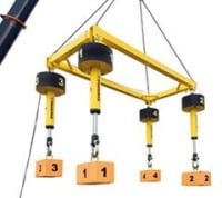 SHAS422540WE, Synkrone heisesystemer, 4 sylindre, 4 x 2204 kN Kapasitet, 1000 mm slag, Trådløs kontrollsystem, 460-480 VAC, 60 Hz