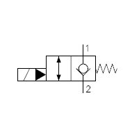 Retningsventil | 2/2 | Sete | ECP 30/22B2 | S30/2 | 50 l/min | 210 bar