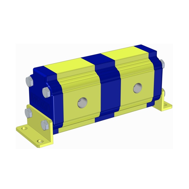 Tannhjulsdeler RV-2D | 3 elementer på 6 ccm/omdr. | 210 bar