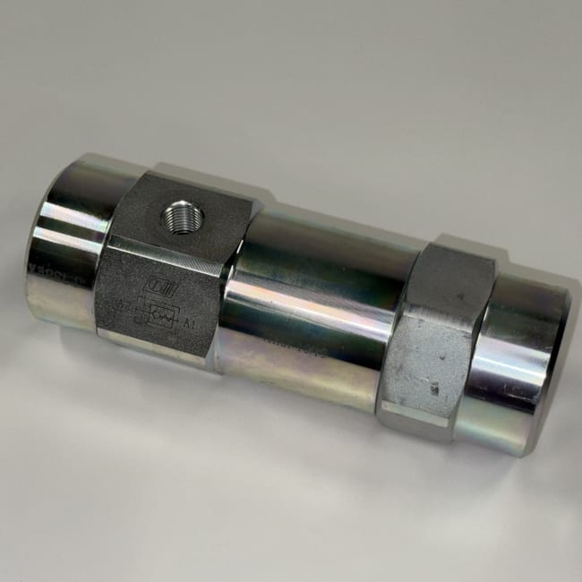 Enkel pilotstyrt tilbakeslagsventil VBPSL 1' | 120 l/min | 220 bar | 1:3,5 | 1 bar fjærtrykk