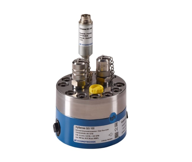 Hydrotechnik Girflowmeter 3 - 300 l/min | 420 bar | HySence QG 100