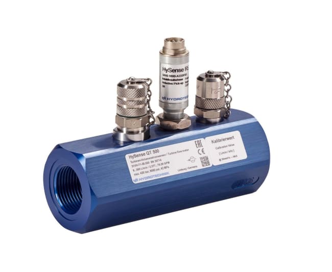 Hydrotechnik Turbinflowmeter 5 - 150 l/min | 420 bar | HySence QT 500
