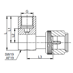 Hydrotechnik | Direct connection 90deg