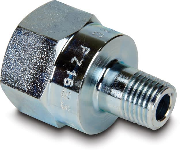 FZ1633, Fittings, Overgang, 700 bar, 1/2 NPTF Female til 1/4 NPTF Male