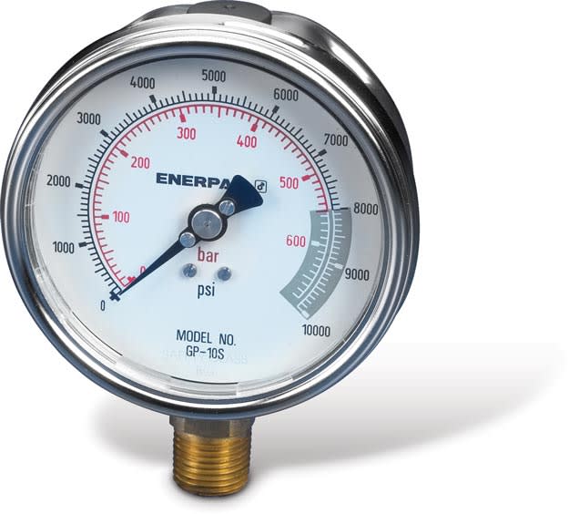 GP10S, Manometer, 10,000 psi, 700 bar