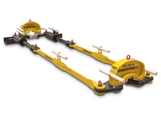 RP70A, 70 Ton, 205 mm Stroke, Hydraulisk skinnestrekker