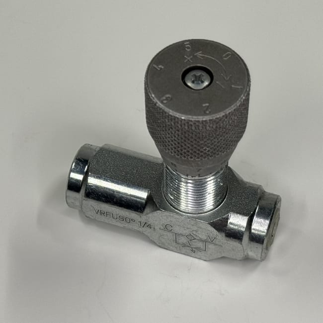 Strupe/-tilbakeslagsventil  VRFU 1/4 | 15 l/min | 350 bar