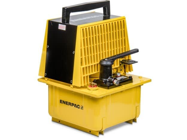 PAM1022, luftpumpe, 3/2 manuell ventil, 7,6 L nyttevolum, for bruk med enkeltvirkende sylindre