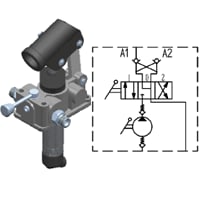 Håndpumpe HPTDVB 12 SCA | 250 bar