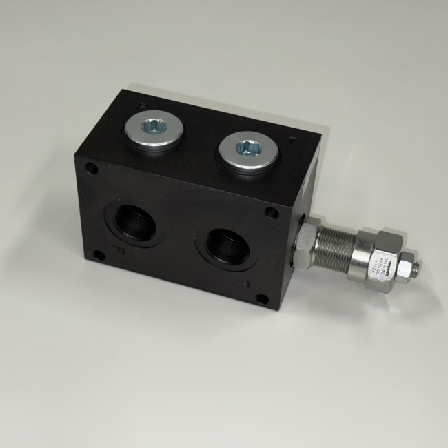 Modulær montasjeblokk | NG6 | P-T 3/4' | Innløp | Med sikkerhetsventil 80-250 bar | EC3/54X3F