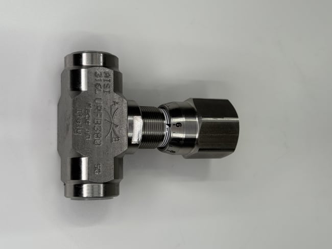 Strupeventil  VRFB 3/8 | 30 l/min | 400 bar | AISI 316