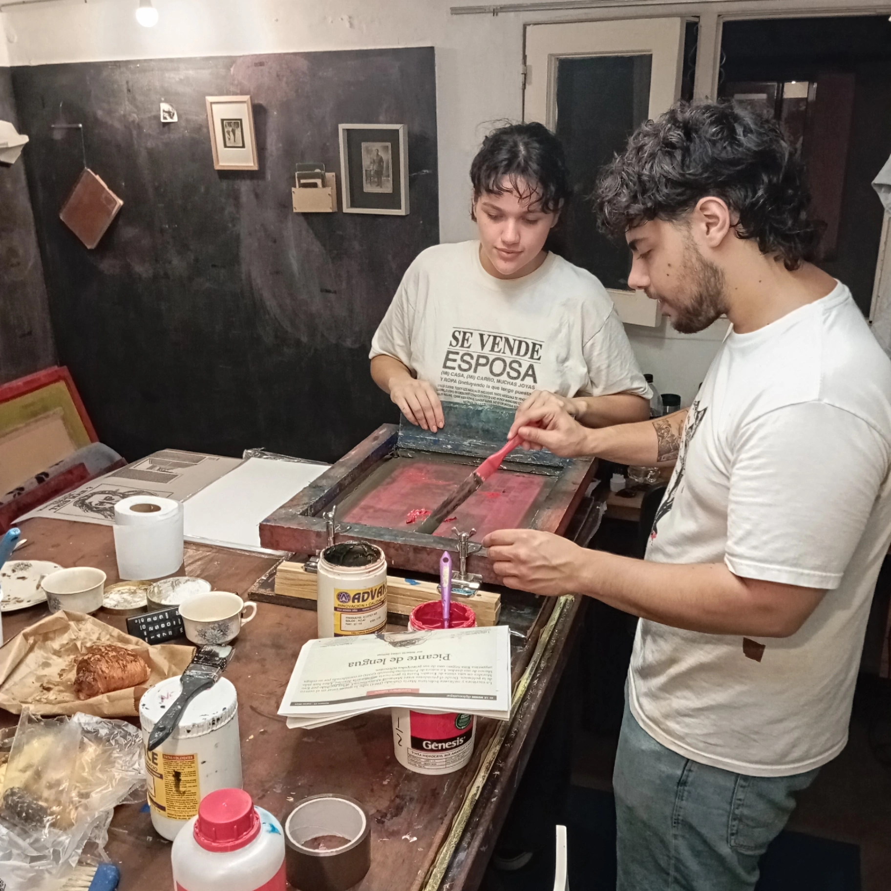 Taller de serigrafía experimental