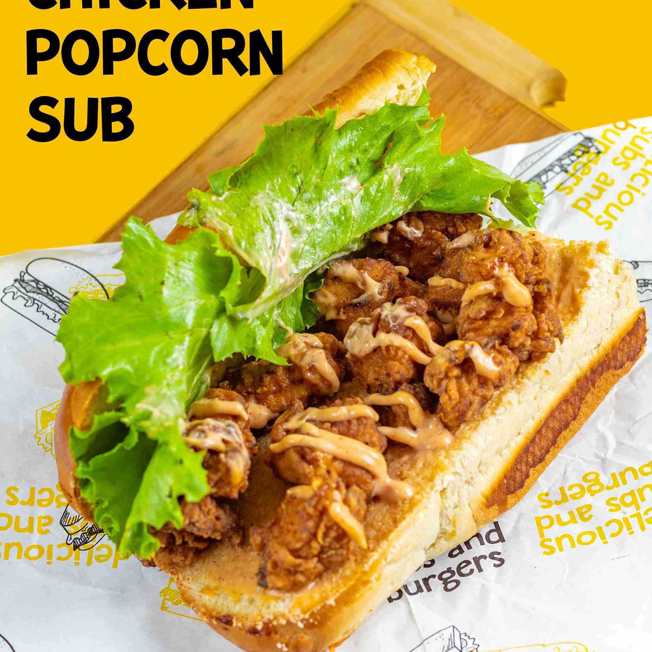 6 inch chicken popcorn sub