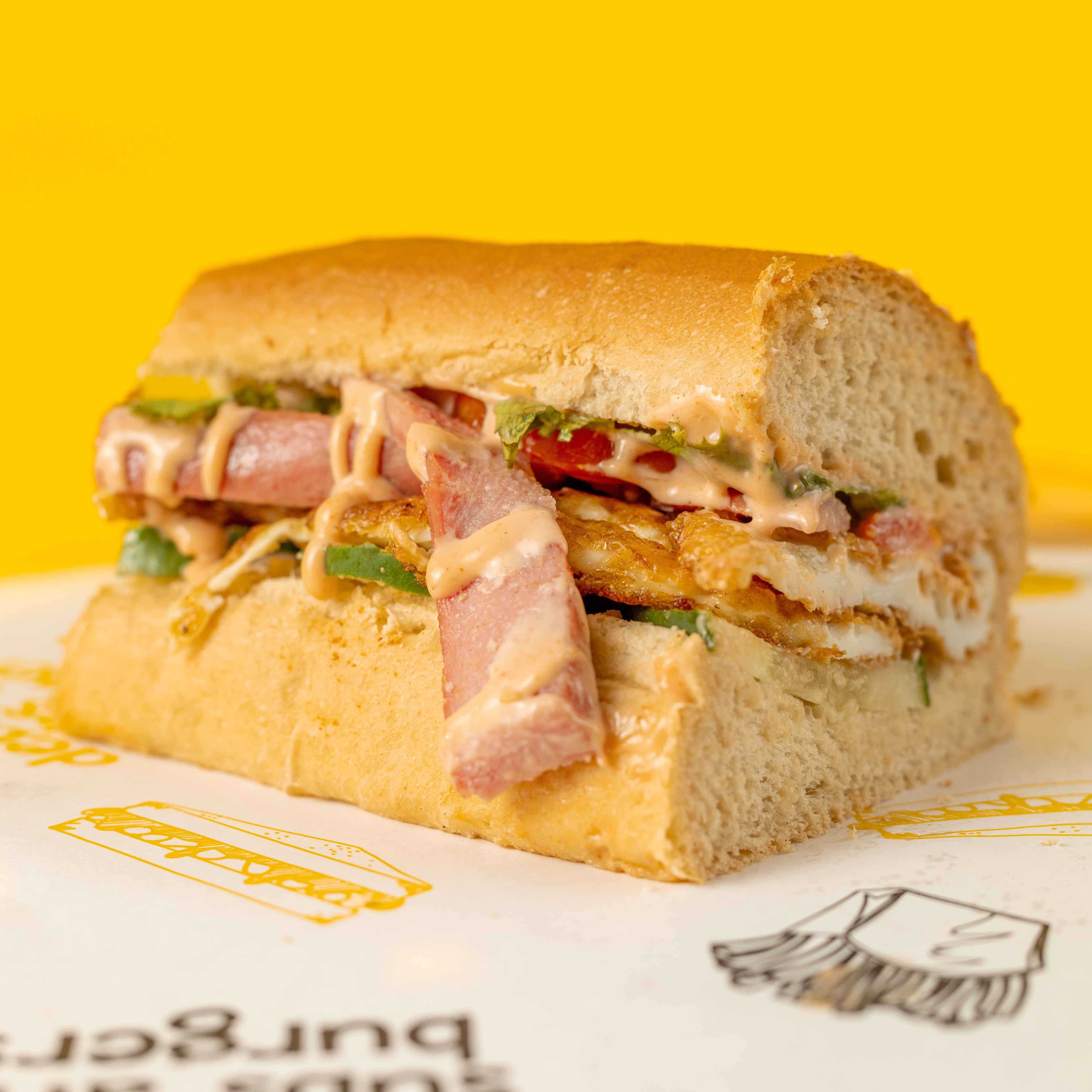 Footlong sausage and egg