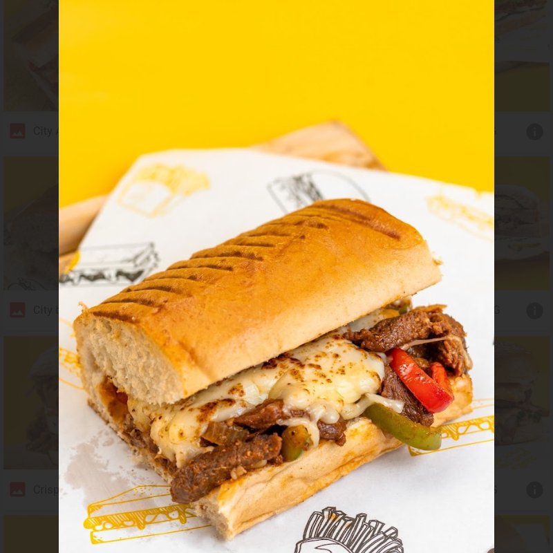 6inch PHILLY CHEESE STEAK