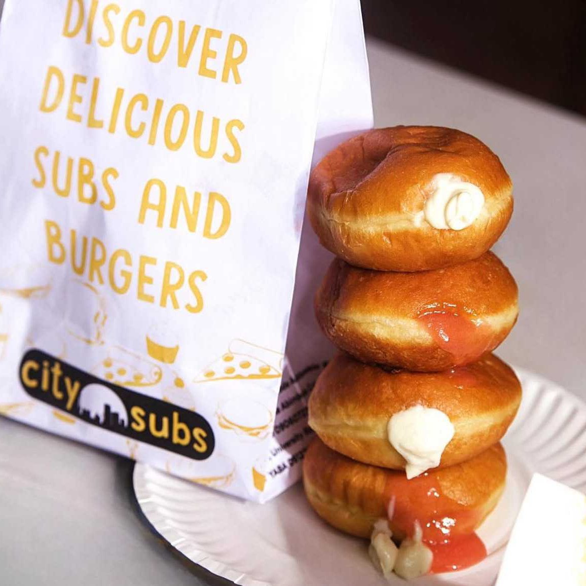 Cream doughnuts