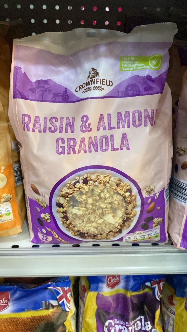 Crownfield Raisin and Almond Granola