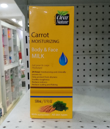 Carrot Moisturizing Body & Face Milk
