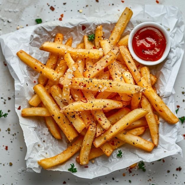 French Fries with Sauce