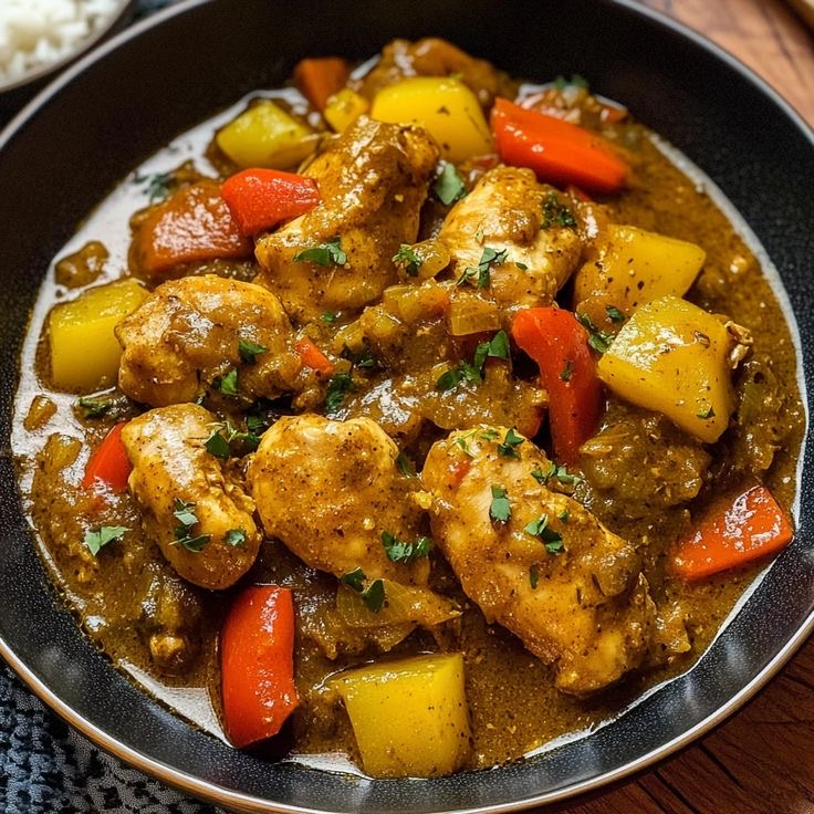 Chicken in Curry Sauce