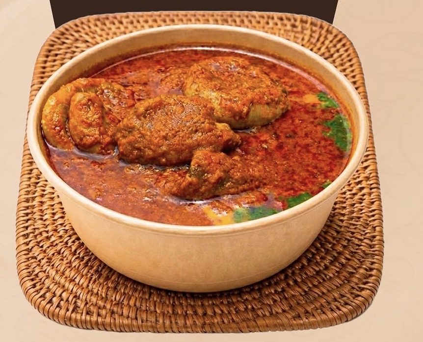 Amala + Beef