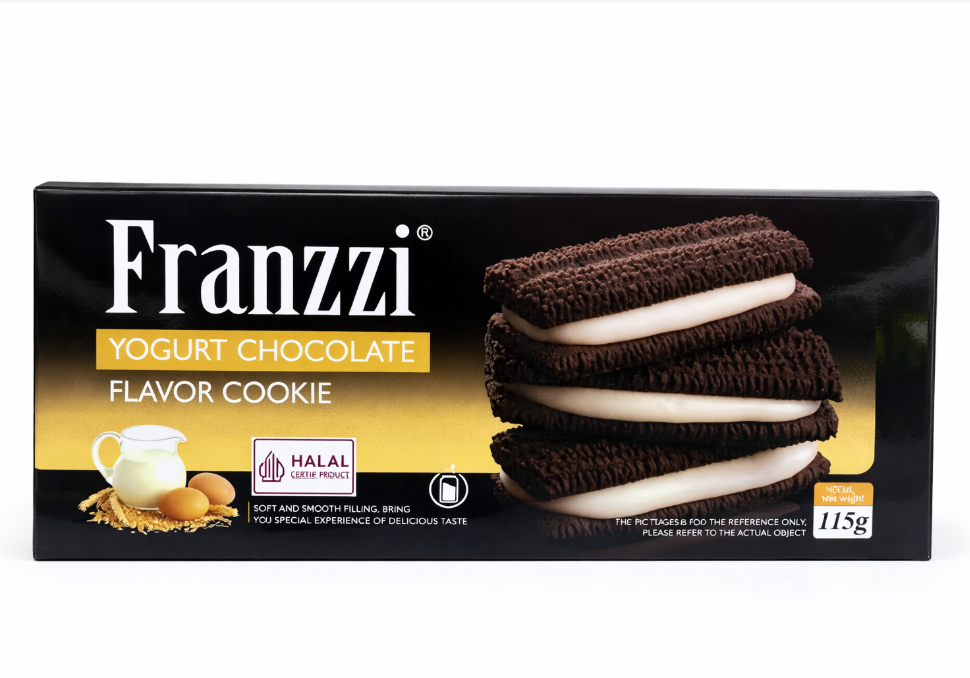 Franzzi Yogurt Chocolate Flavor Cookie – 115g