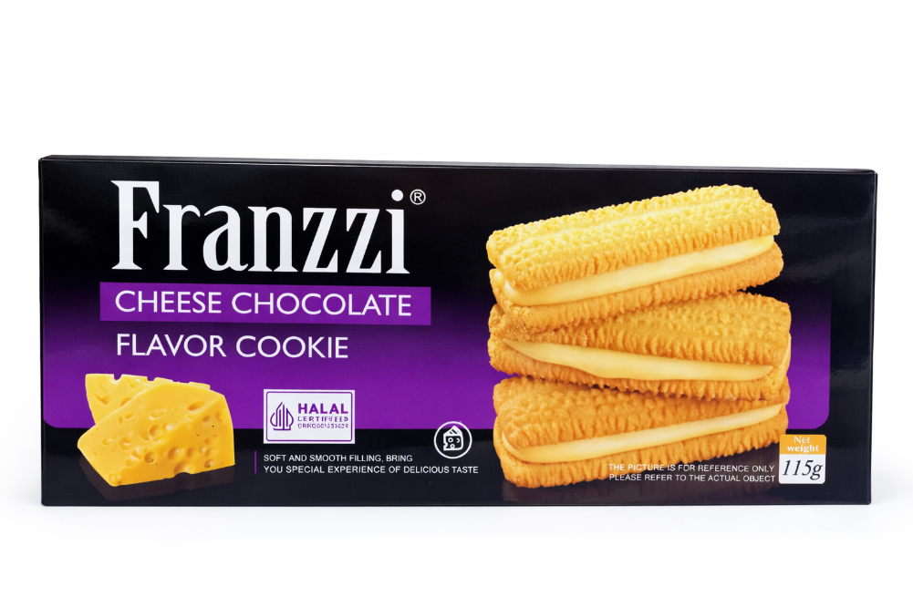 Franzzi Cheese Chocolate Flavor Cookie – 115g