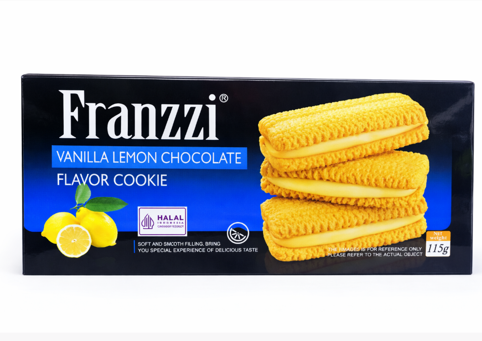 Franzzi Vanilla Lemon Chocolate Flavor Cookie–115g