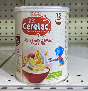 Nestlé Cerelac –Mixed Fruits & Wheat Infant Cereal