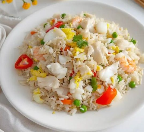 Chinese Rice and Fish