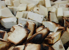 3 pieces of Roasted yam