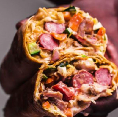 Chicken Sharwama Double Sausage