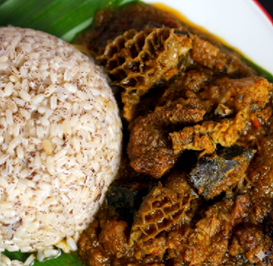 Ofada Rice and Sauce
