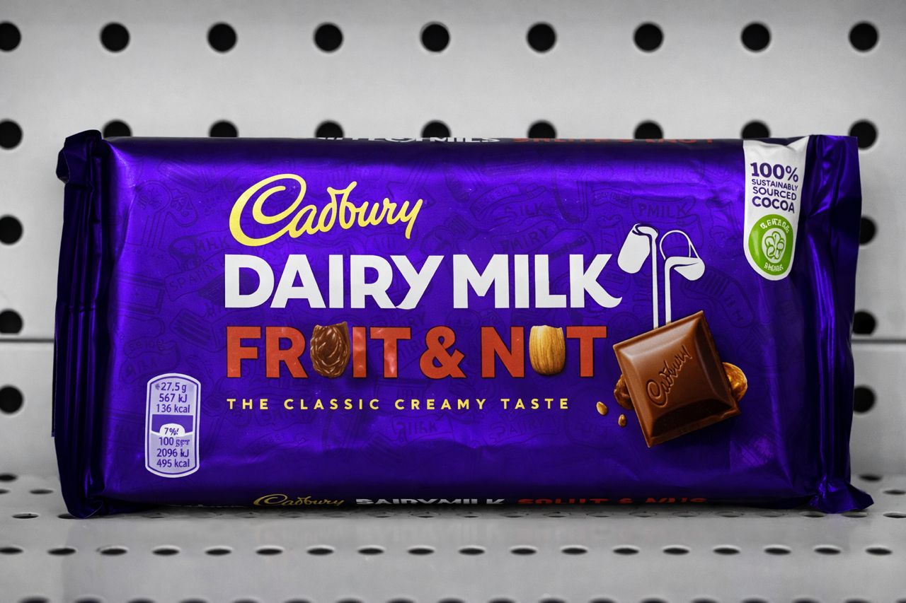 Cadbury Dairy Milk Fruit & Nut Chocolate Bar