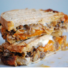 Beef and cheese panini