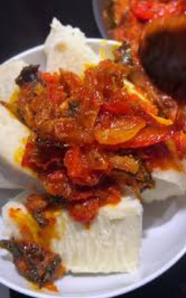 Boiled Yam and Sauce