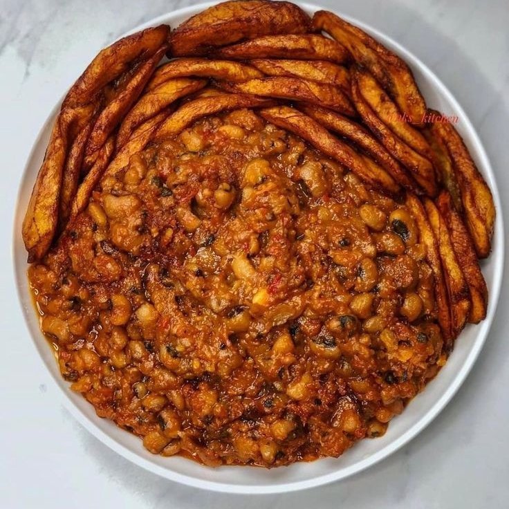 Porridge beans and plantain