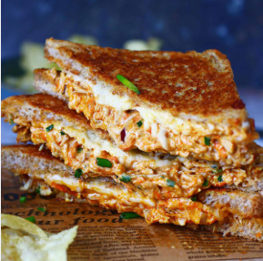 Chicken melt sandwich