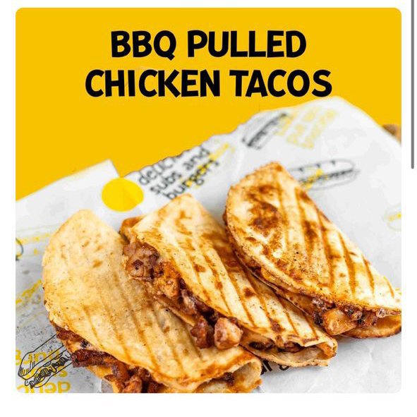 Bbq pulled chicken tacos