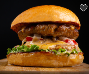 Double Grilled Chicken Burger