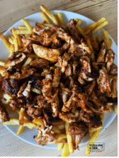 Sandwich,Chicken wing,Special loaded fries Sharwam