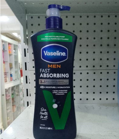 Vaseline Men Fast Absorbing Lotion – 48hr Moisture