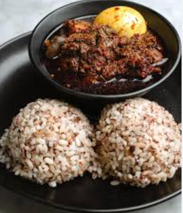 Ofada Rice and Sauce