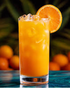 Daddy grills fresh orange