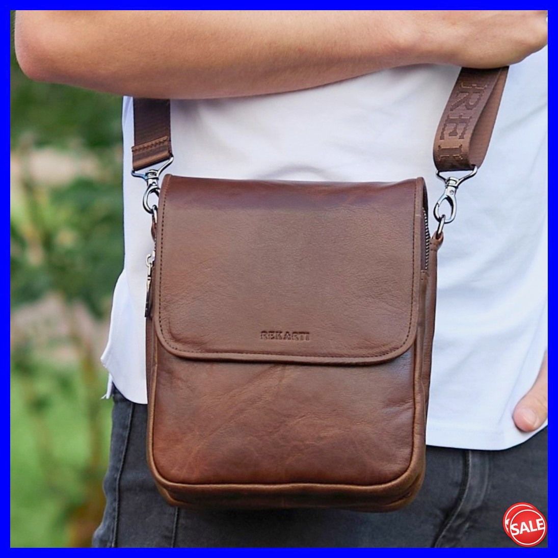 Сумка с клапаном через плечо Tiding Bag TD-81020
