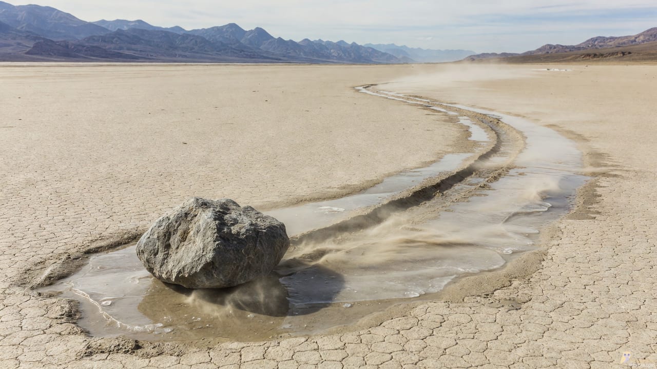 Las Piedras de Death Valley: Hielo y viento, no magia