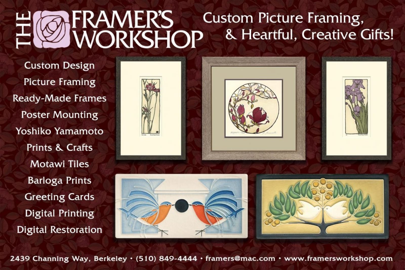 Gifts at The Framer’s Workshop